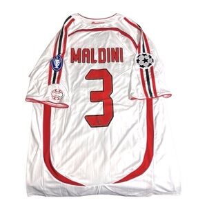 2006/07 AC Milan away jersey champions final. Maldini soccer football jersey.